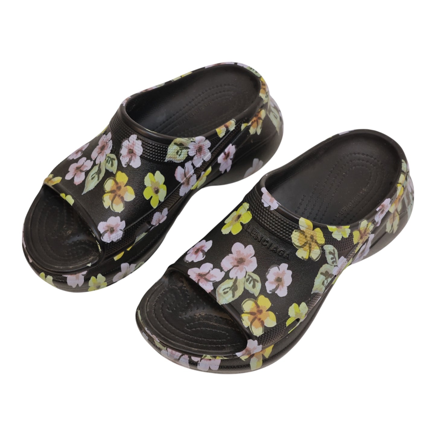 Balenciaga x Crocs Floral Pool Slide Sandal (Size 40)