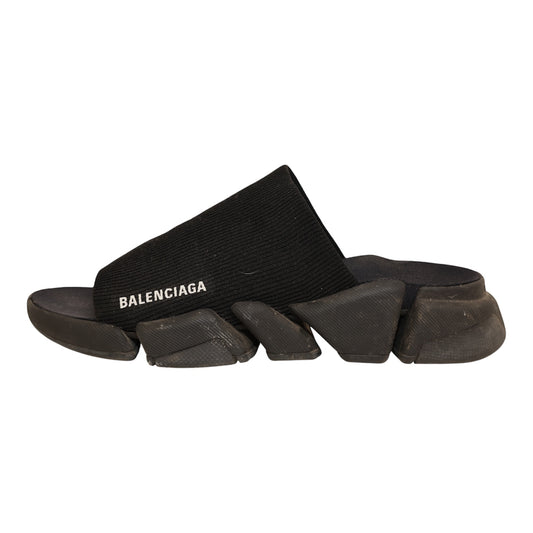 Balenciaga Speed 2.0 Recycled Knit Slide Sandals (Size 41)