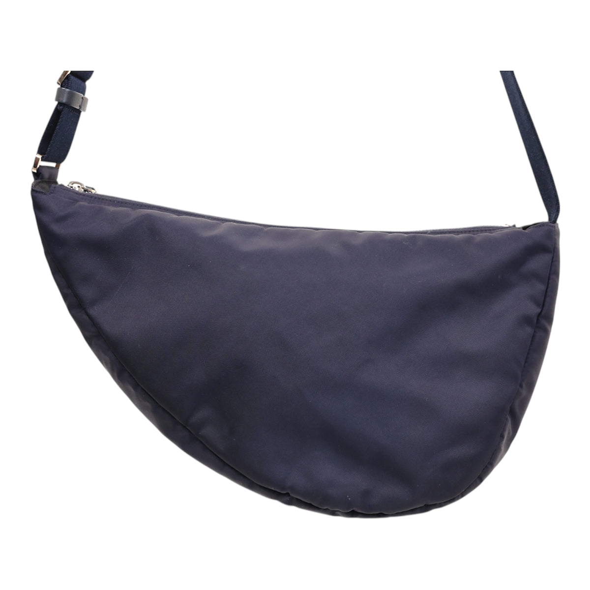 The Row Navy Slouchy Banana Bag