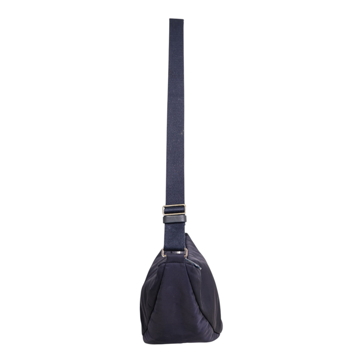The Row Navy Slouchy Banana Bag