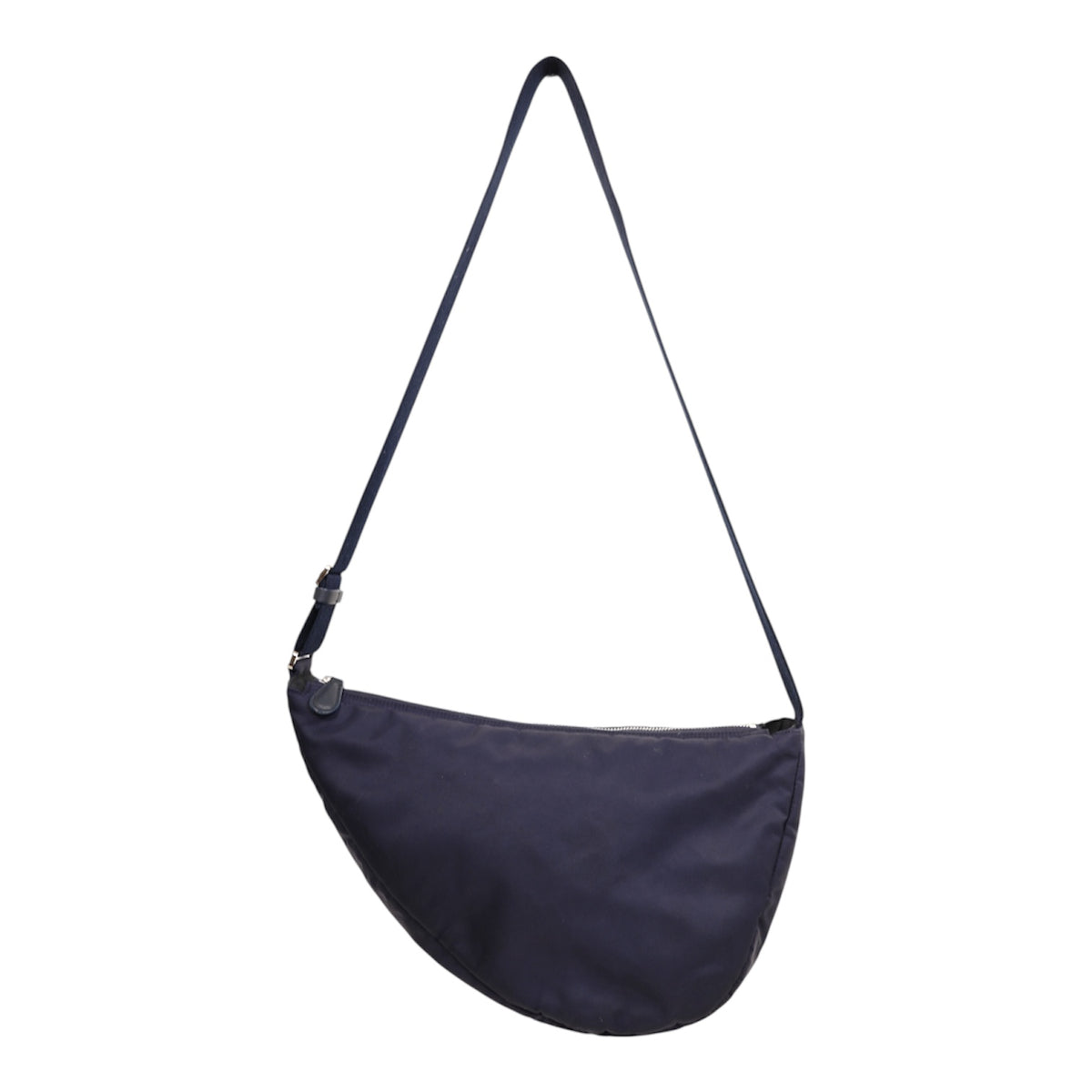 The Row Navy Slouchy Banana Bag