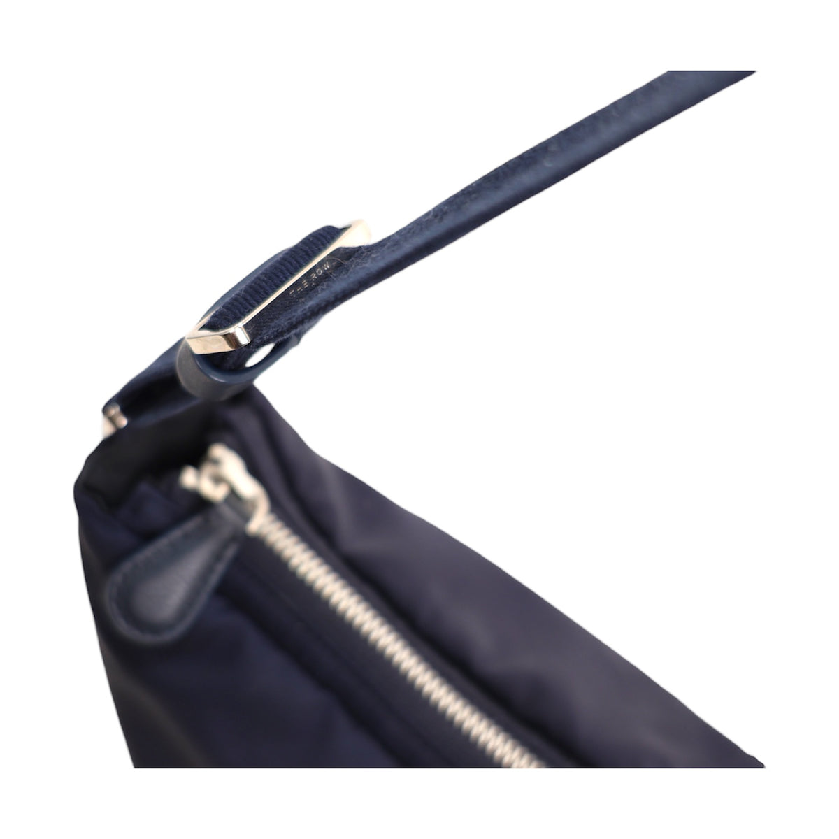 The Row Navy Slouchy Banana Bag