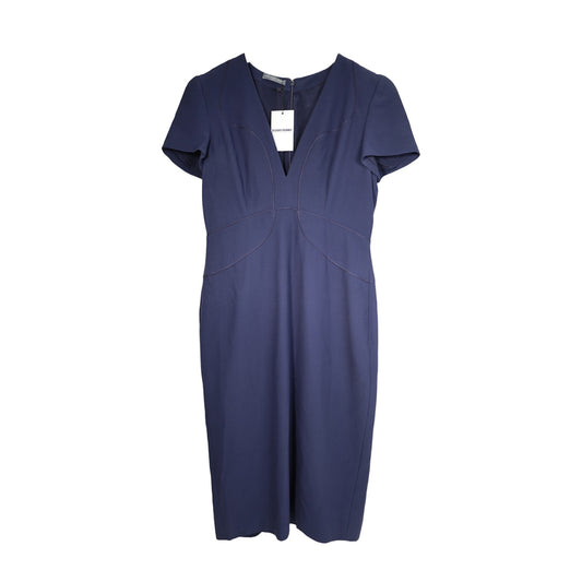 Alexander McQueen McQ Structured V-Neck Dress