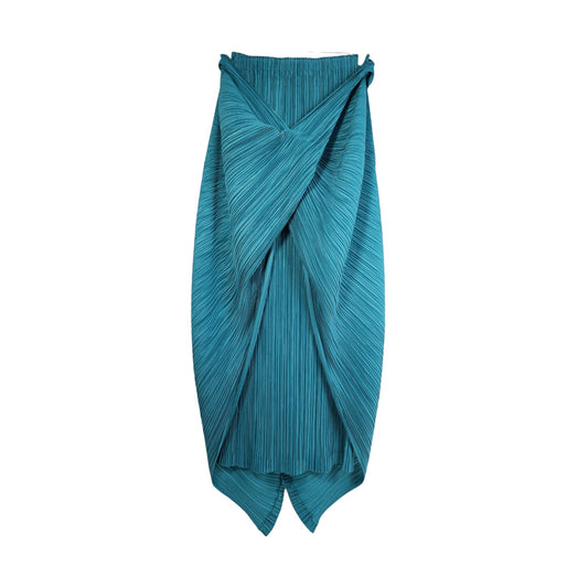 Issey Miyake Pleated Midi Skirt