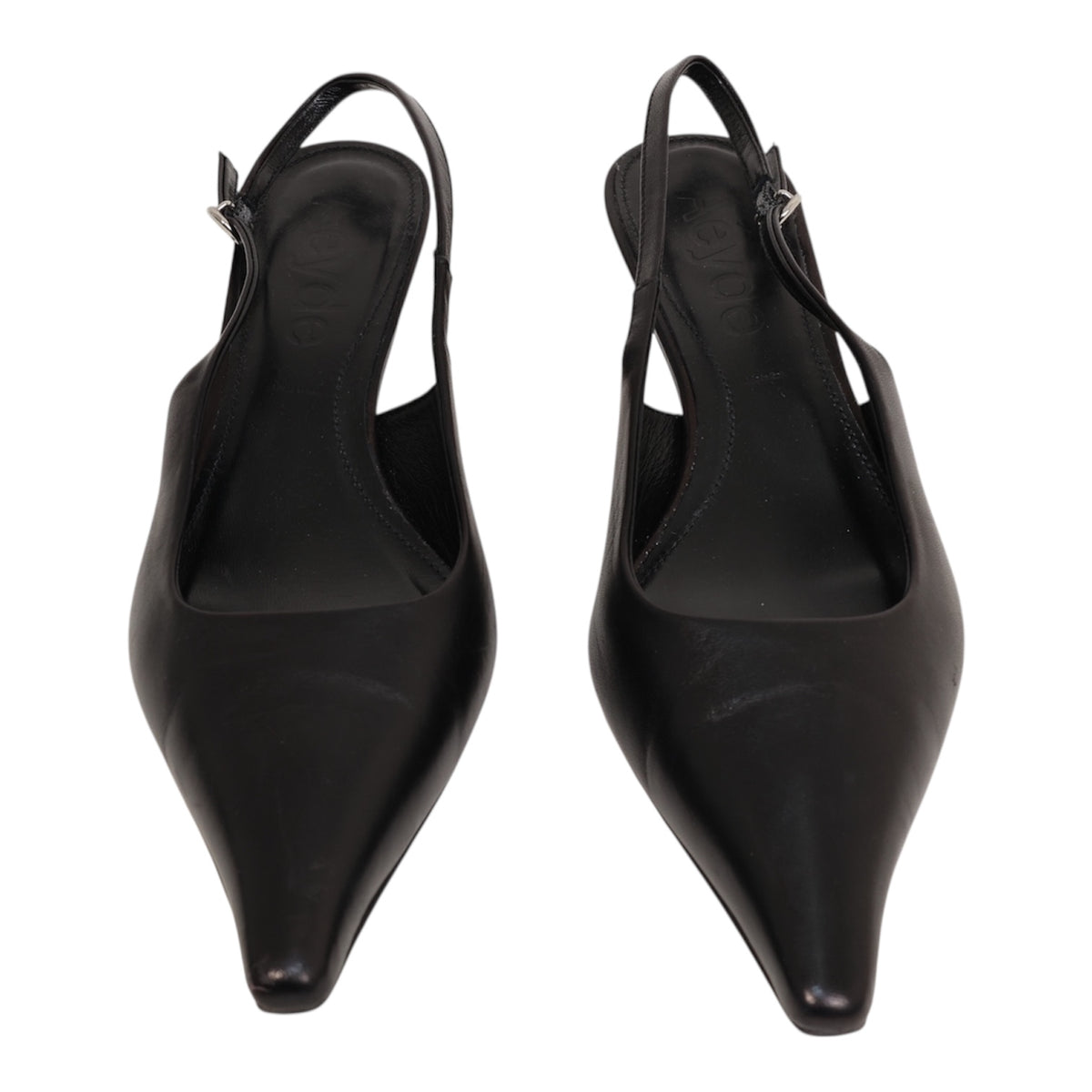 Aeyde Catrina Leather Slingback Pumps (Size 38.5)