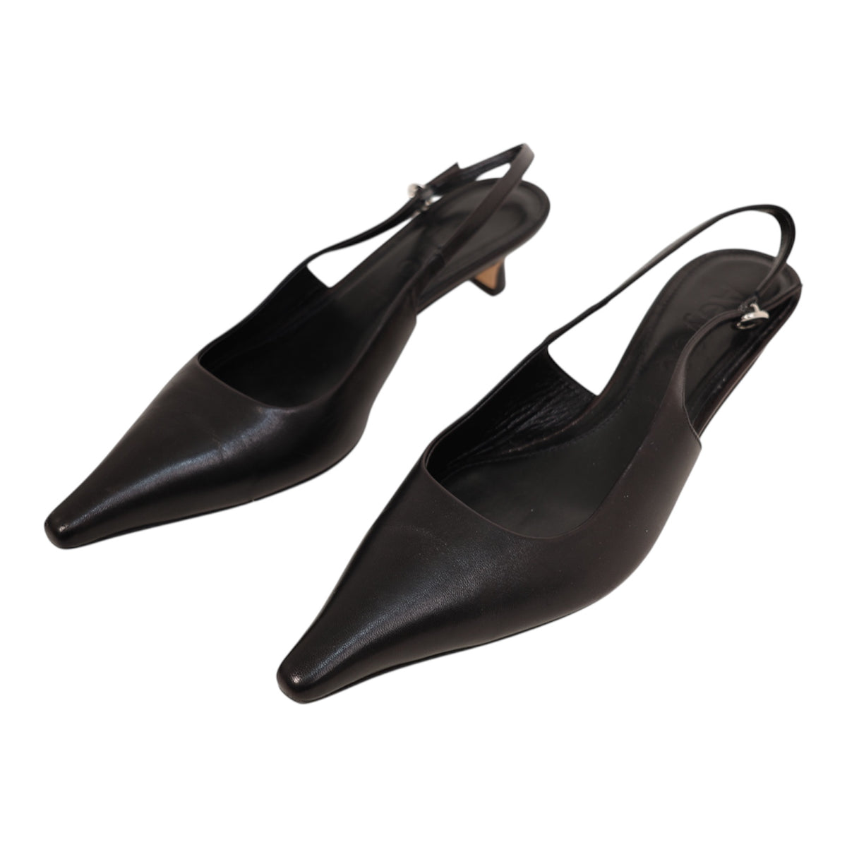 Aeyde Catrina Leather Slingback Pumps (Size 38.5)