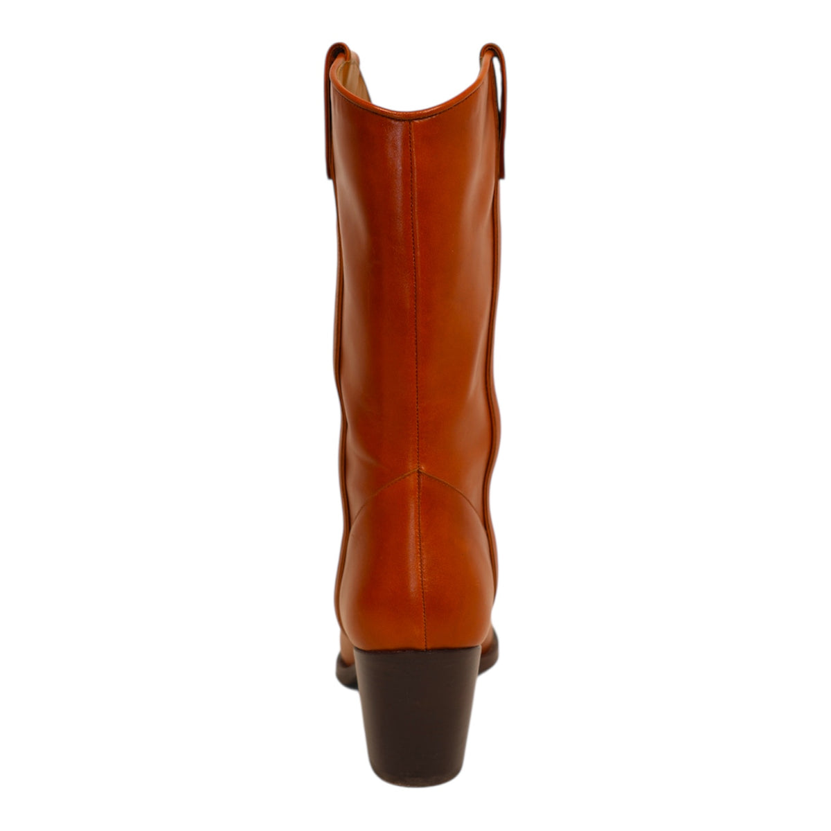 Maje Freewest Leather Cowboy Boots (Size 39)