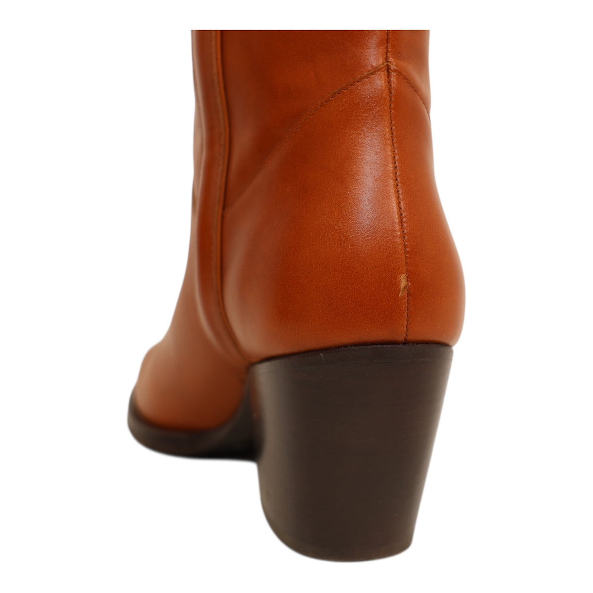 Maje Freewest Leather Cowboy Boots (Size 39)