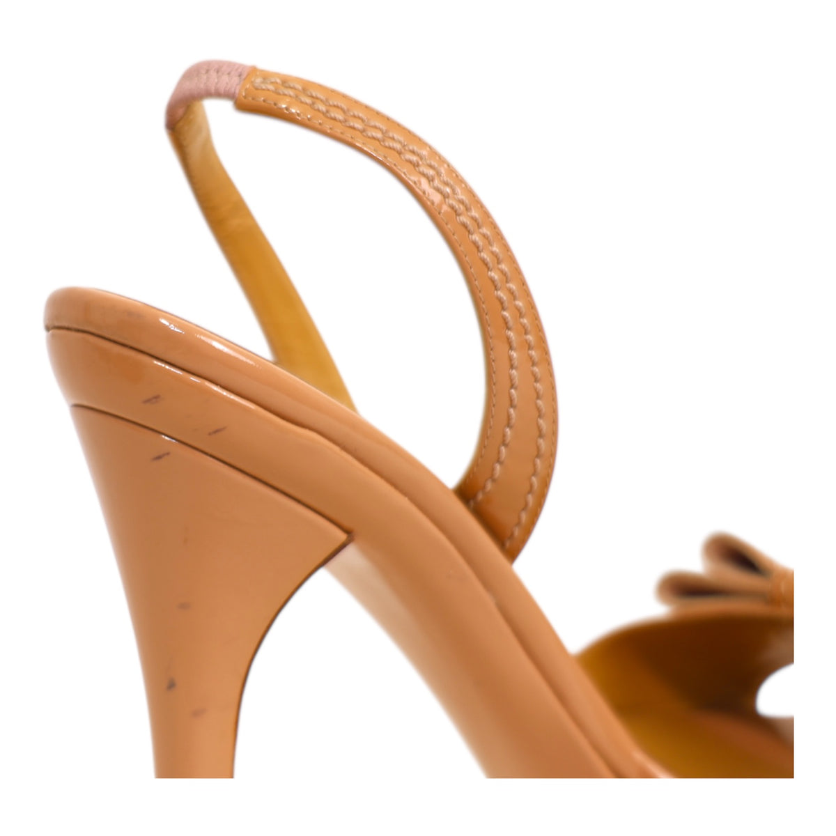 Valentino Patent Leather Platform Slingback Pumps (Size 38)