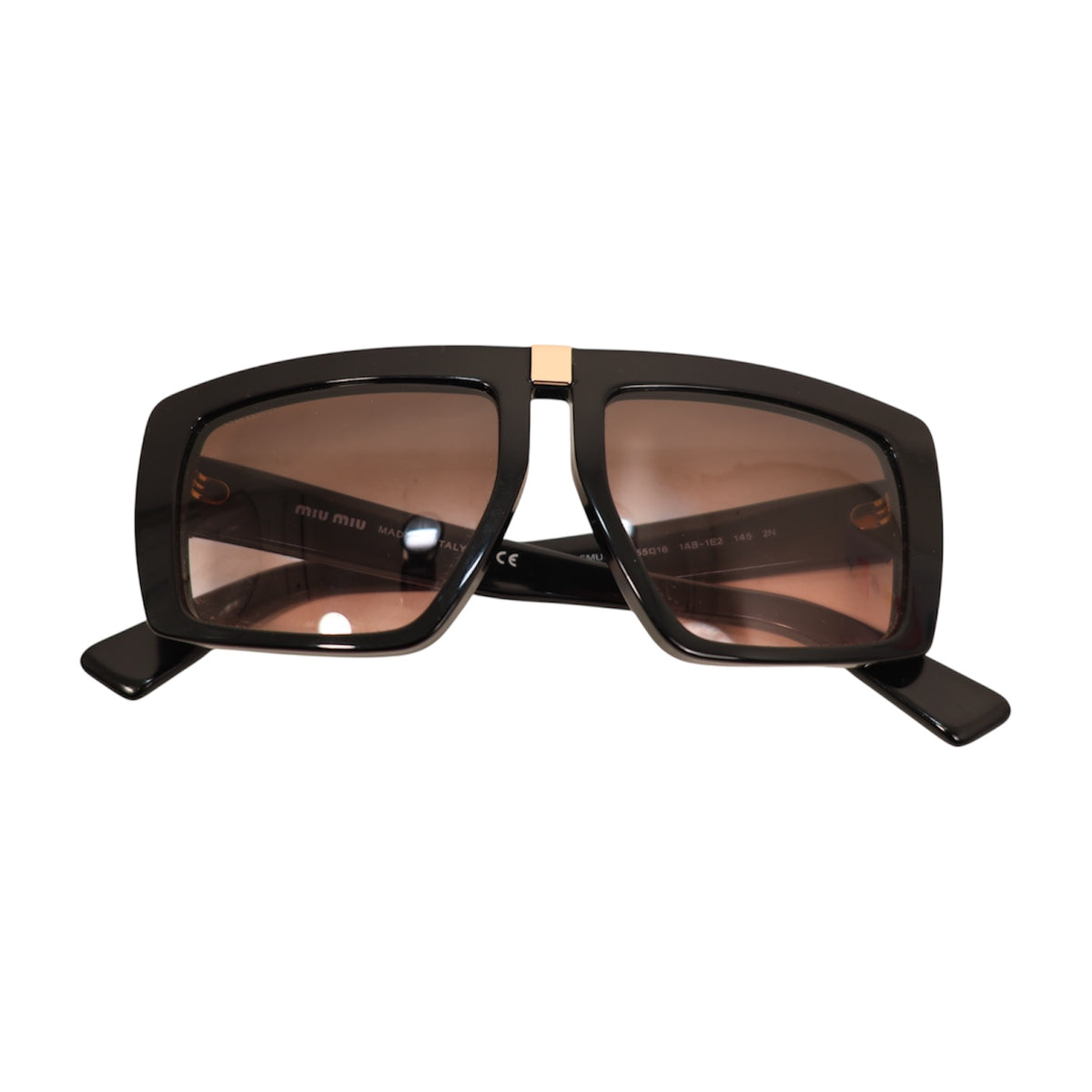 Miu Miu Shield Gradient Lens Sunglasses