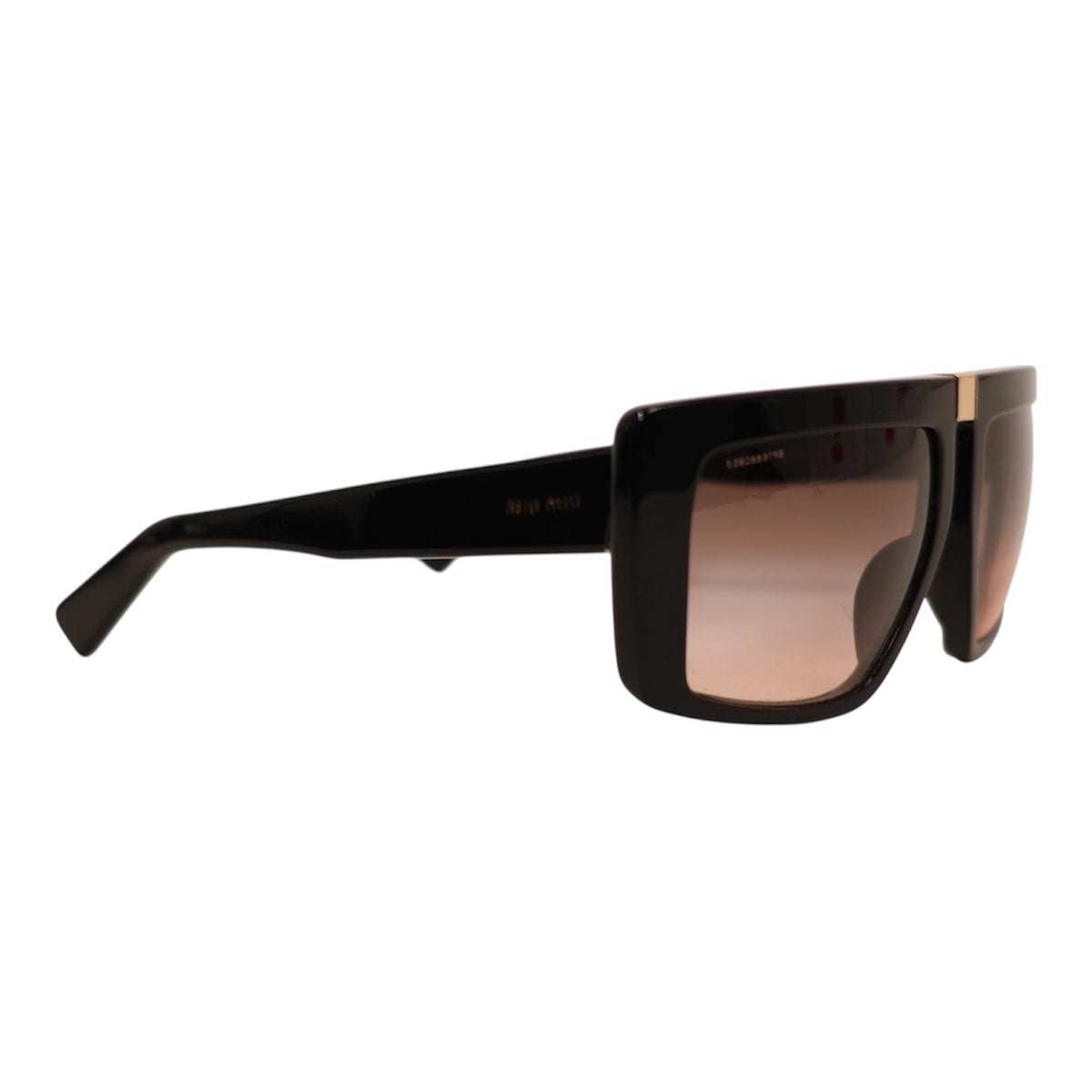 Miu Miu Shield Gradient Lens Sunglasses
