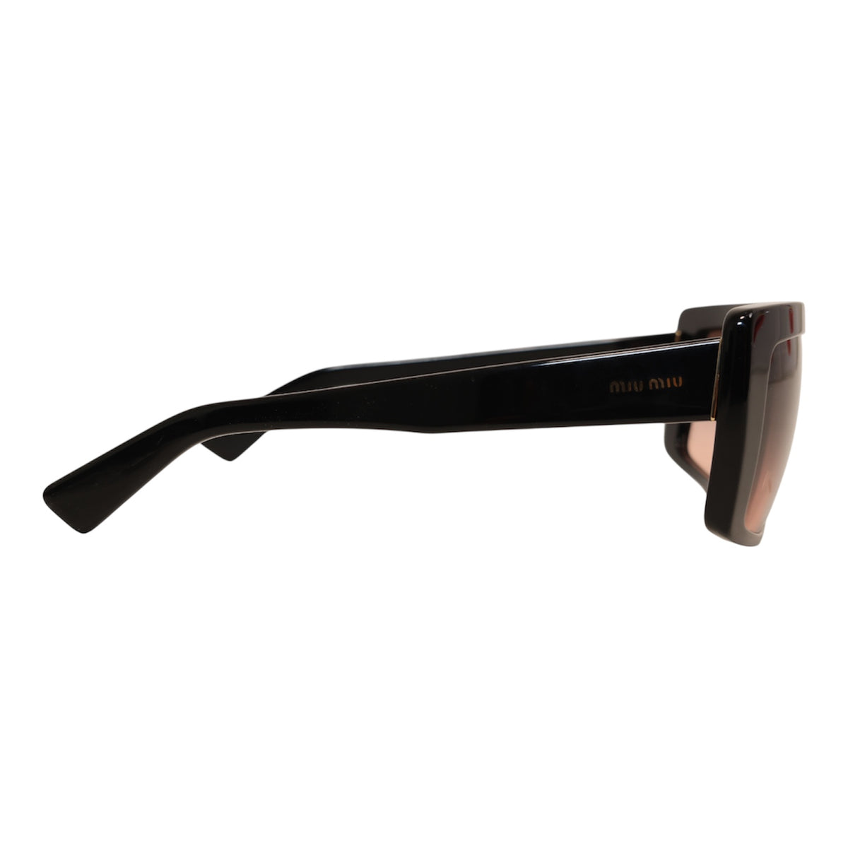 Miu Miu Shield Gradient Lens Sunglasses