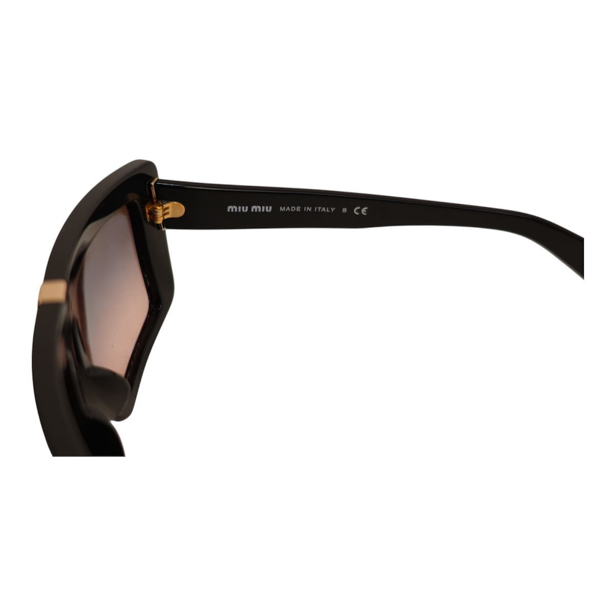 Miu Miu Shield Gradient Lens Sunglasses