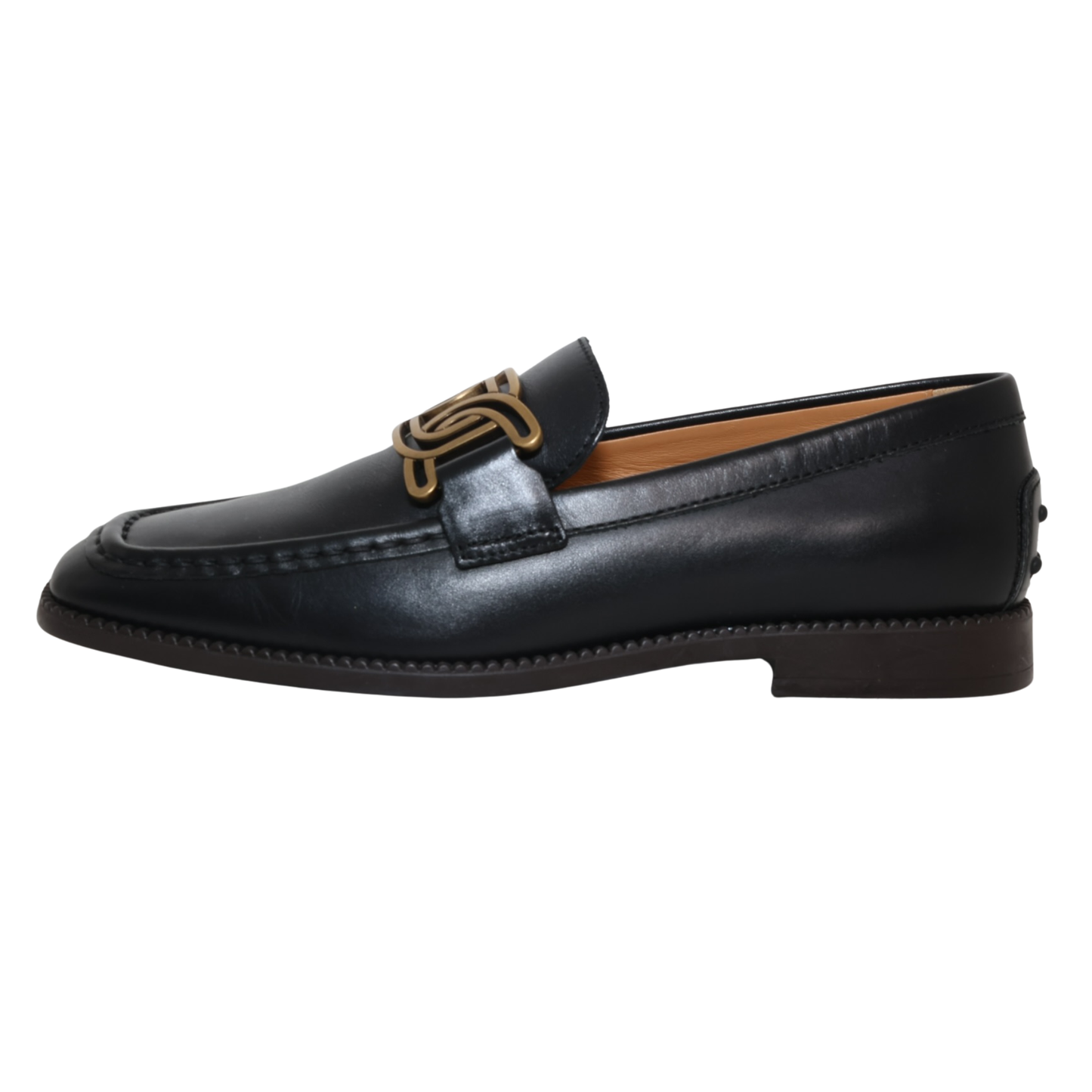 Tod's Kate Logo Plaque Leather Loafers (Size 36.5)