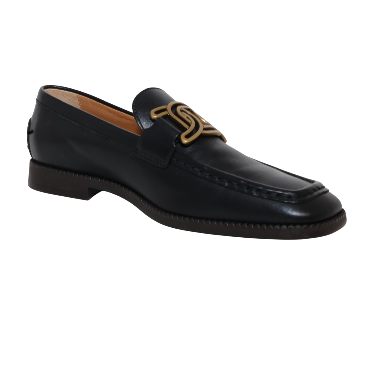 Tod's Kate Logo Plaque Leather Loafers (Size 36.5)