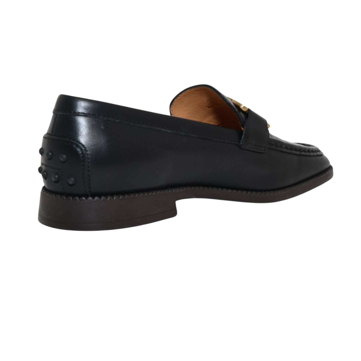 Tod's Kate Logo Plaque Leather Loafers (Size 36.5)