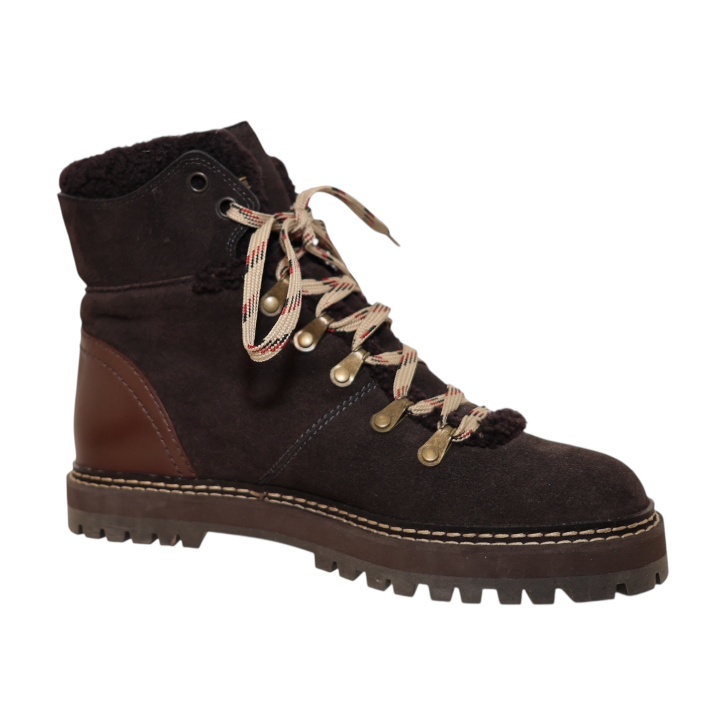 See by Chloe Eileen Brown Suede Boots (Size 40)