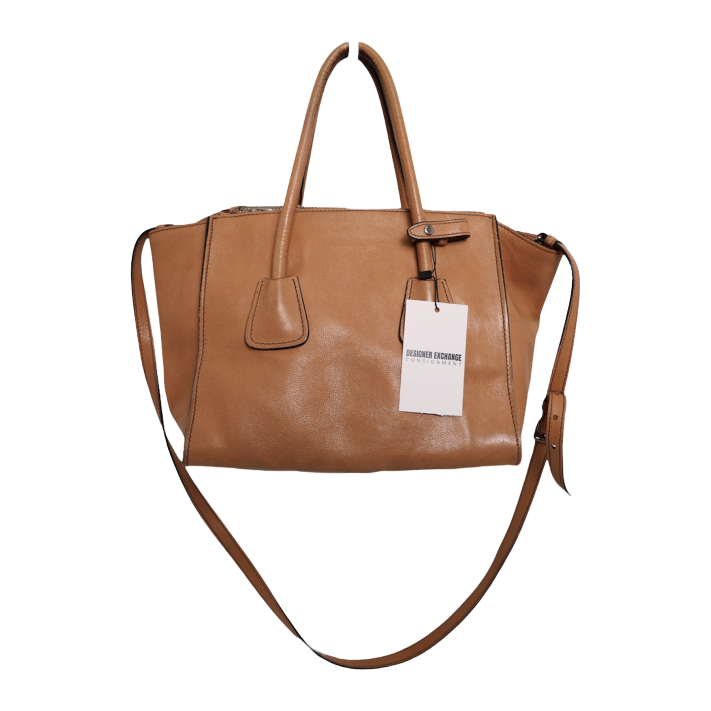 Prada Glace Calf Twin Pocket Tote
