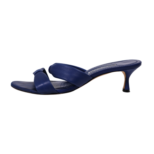 Manolo Blahnik Pallera Nappa Leather Sandals (Size 39.5)