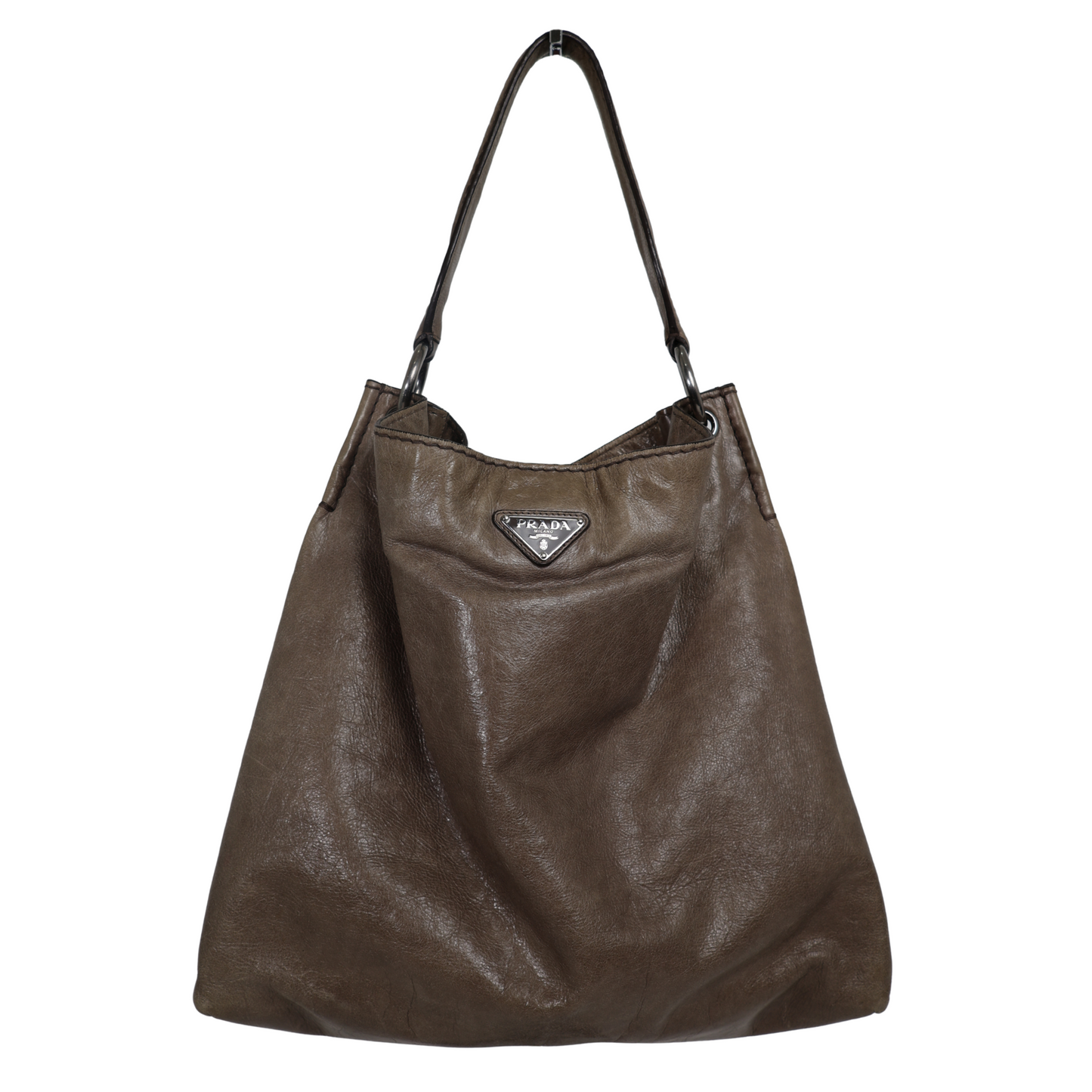 Prada Royal Calf Leather Tote Bag