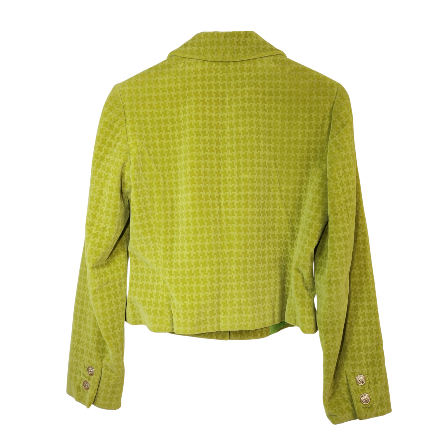 Vintage Versus Versace Houndstooth Velvet Blazer