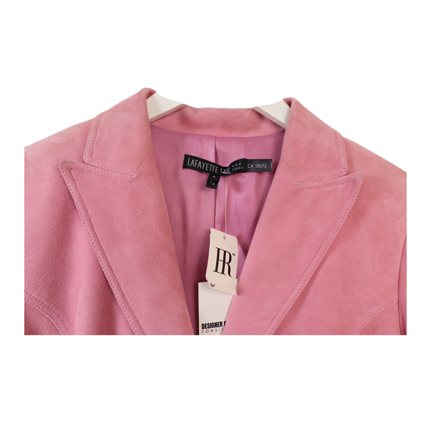 Lafayette 148 Pink Suede Blazer NWT
