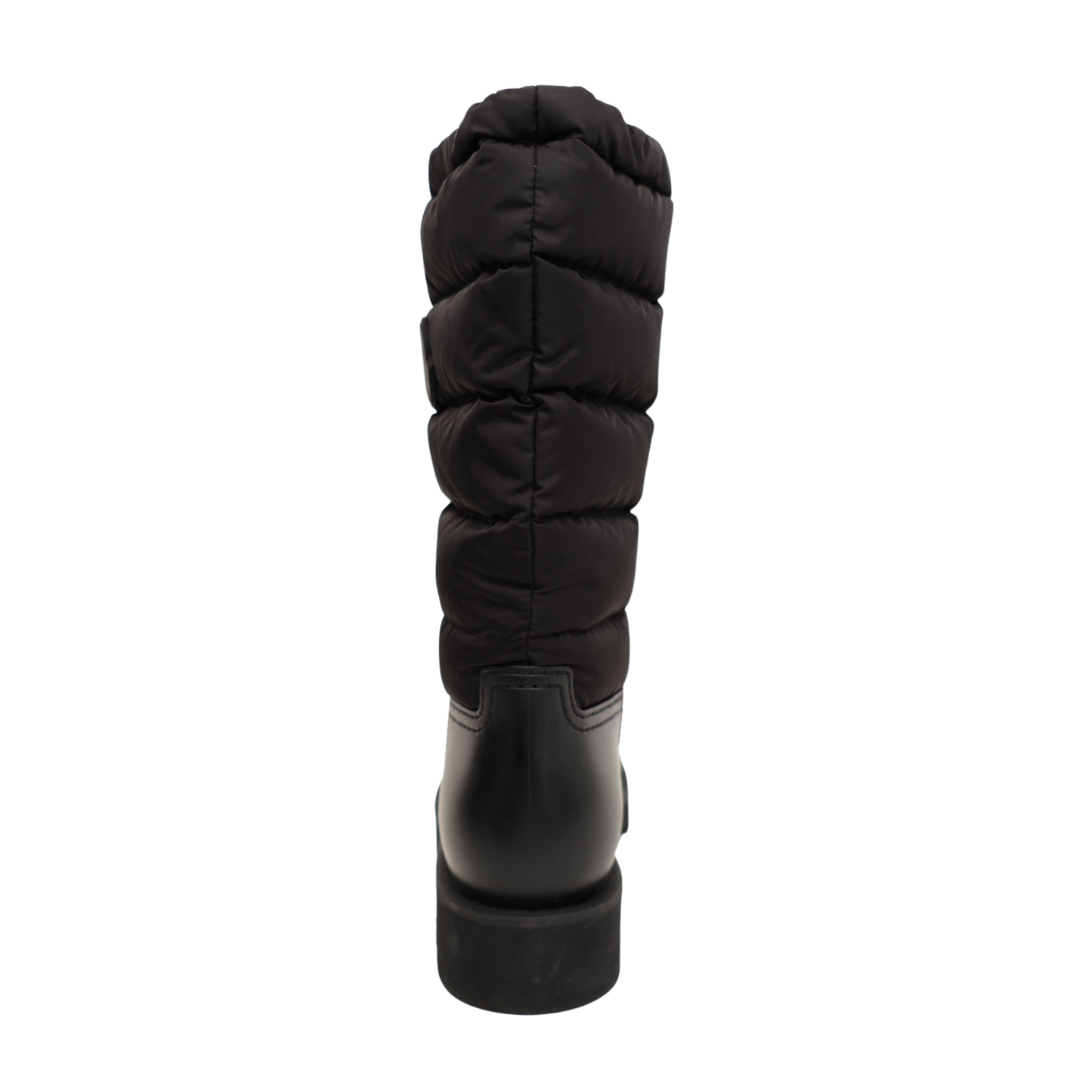 Moncler Ginette Quilted Nylon & Rubber Rain Boots (Size 39)