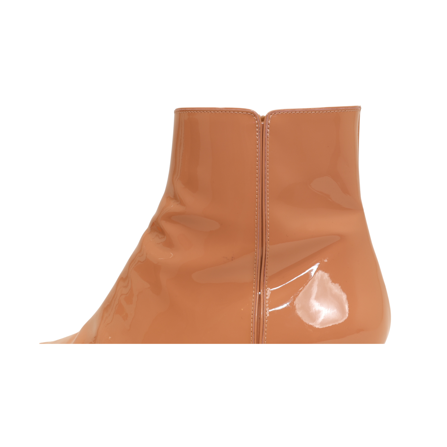 Aquazzura Nude French Rose Patent Booties (Size 39.5)