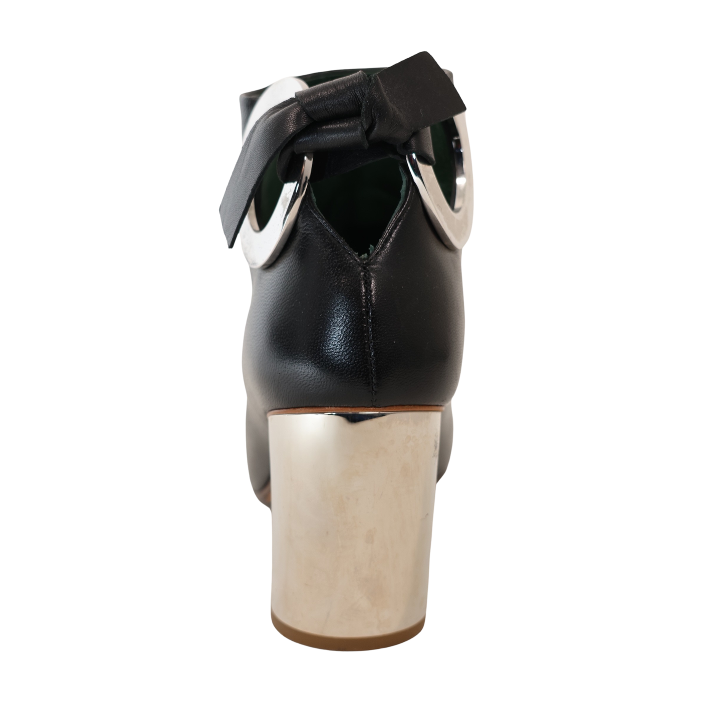 Proenza Schouler Mirrored Glove Heeled Leather Boots (Size 37)