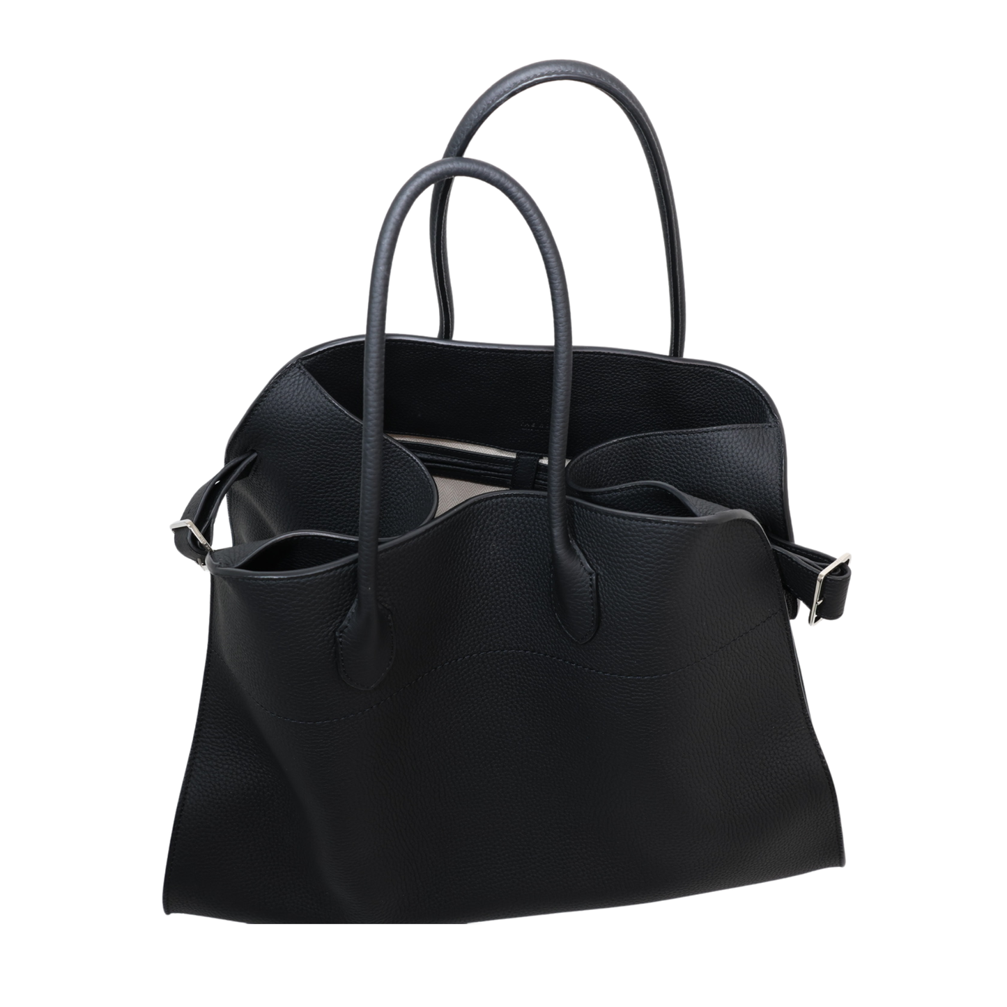 THE ROW Soft Margaux 15 Leather Satchel