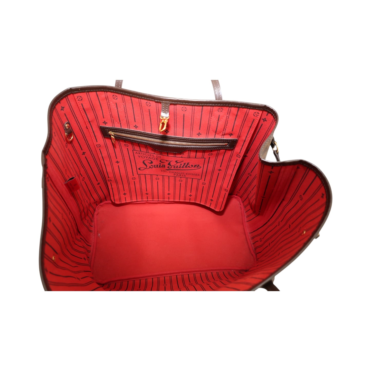 Louis Vuitton Neverfull GM Damier Ebene Tote Bag