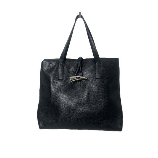 Burberry Pebbled Leather Tooth Tote Bag