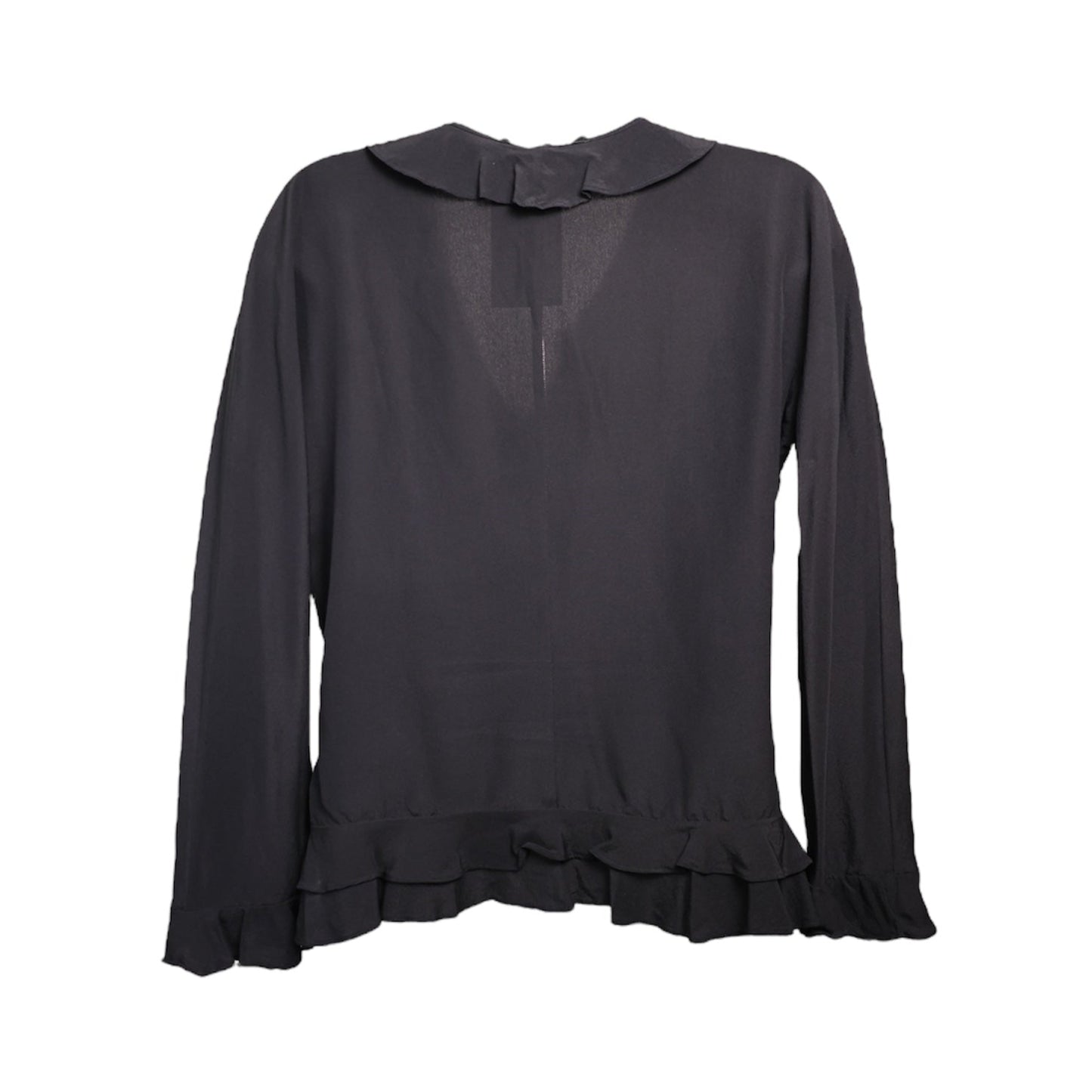 Gucci Vintage S/S 1999 Silk Ruffle Blouse