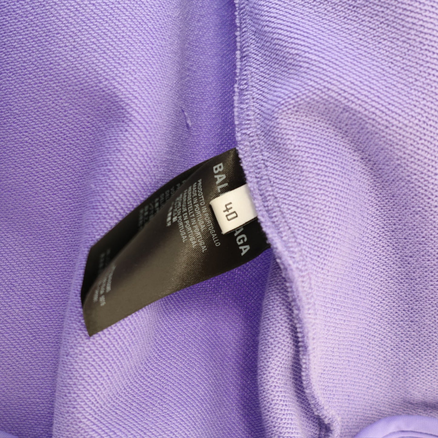 Balenciaga Purple Side Stripe Logo Track Jacket