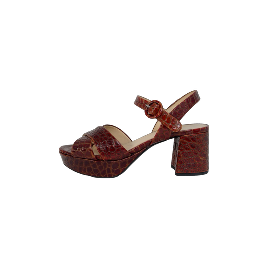 Prada Crocodile Leather Sandals (Size 36.5)