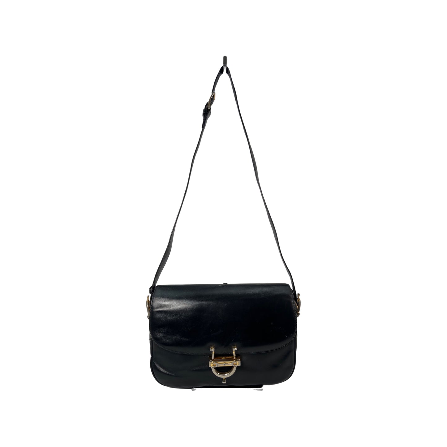 Celine Vintage Leather Flap Shoulder Bag