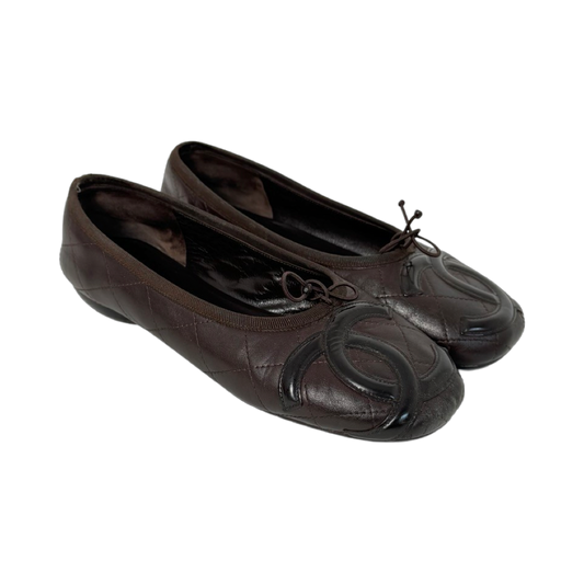 CHANEL Rue Cambon Ballet Pumps (Size 37)