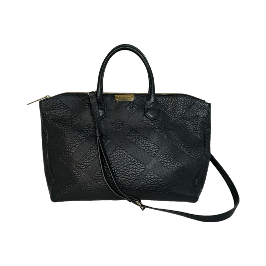 Burberry Embossed Leather Dewsbury Bag