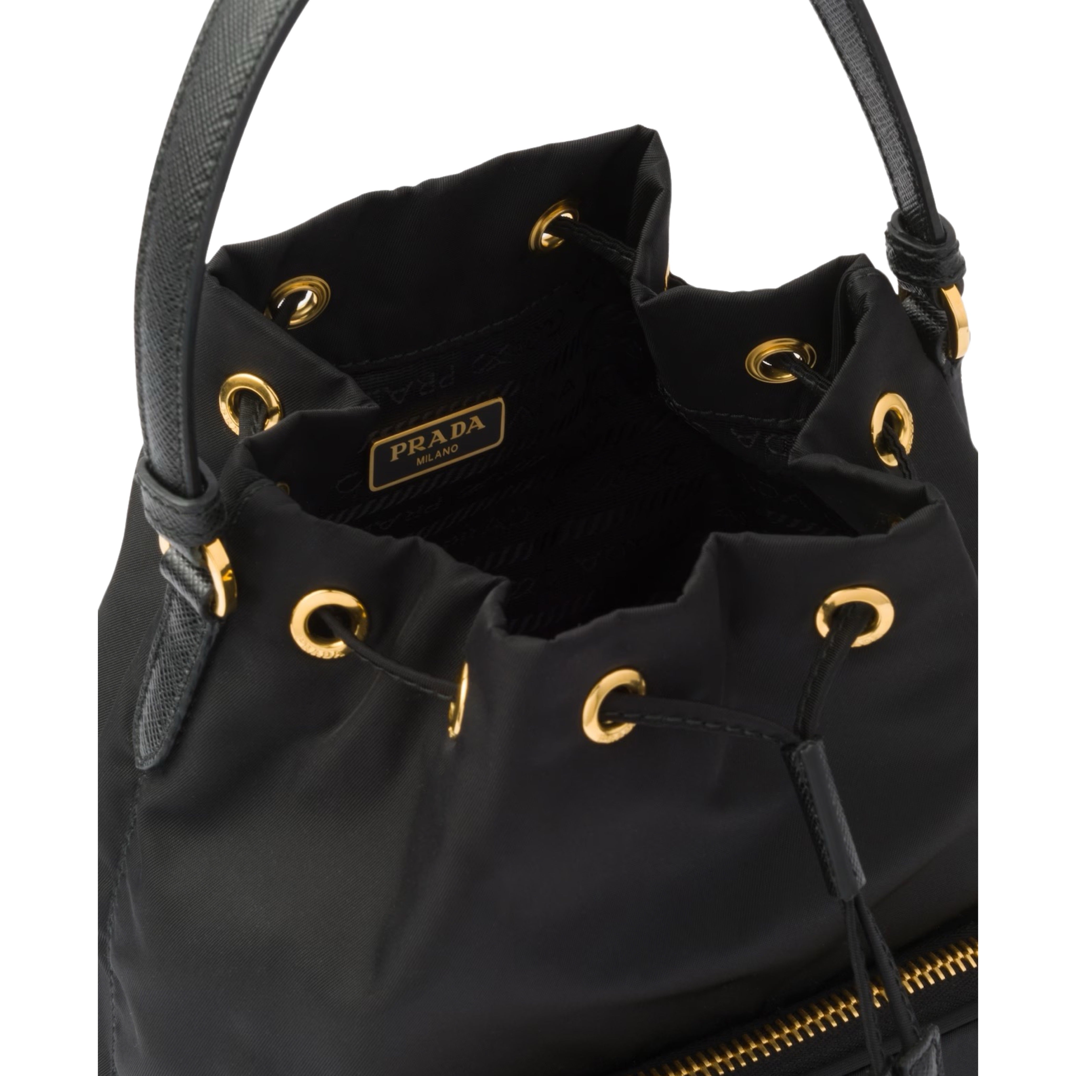 Bucket top bag prada