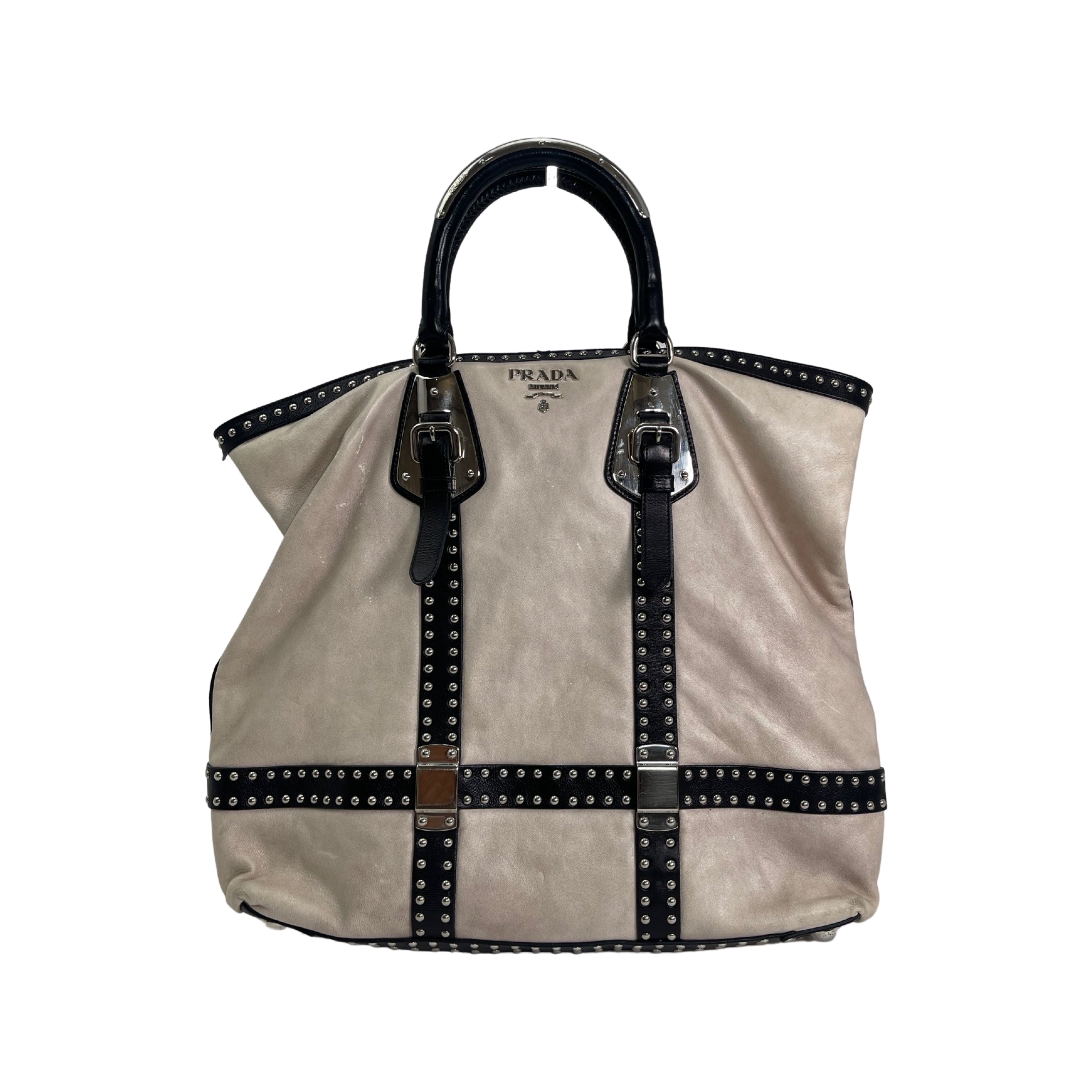 Prada Studded Trunks Tote Bag