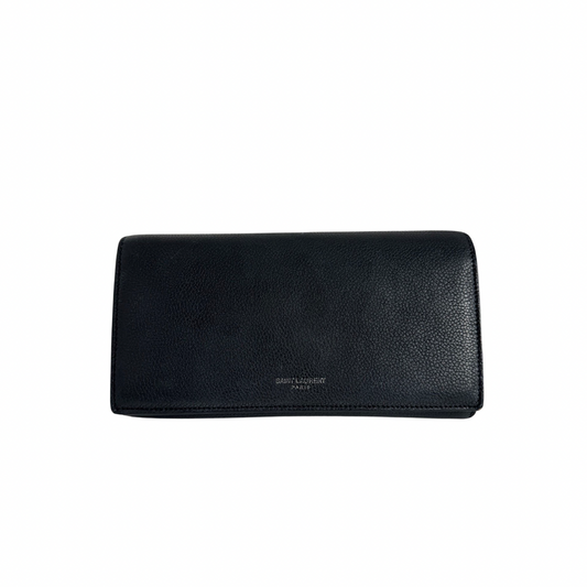 Saint Laurent Black Leather Wallet