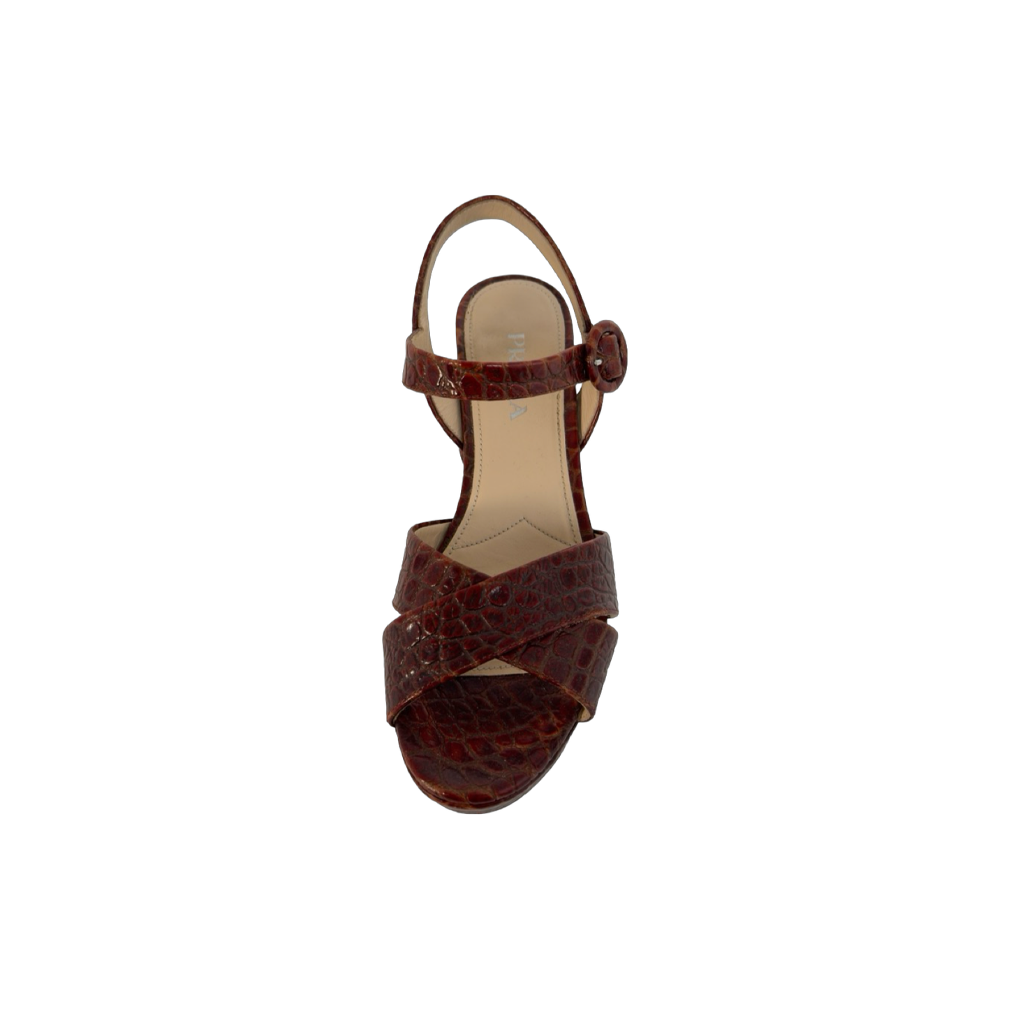 Prada Crocodile Leather Sandals (Size 36.5)