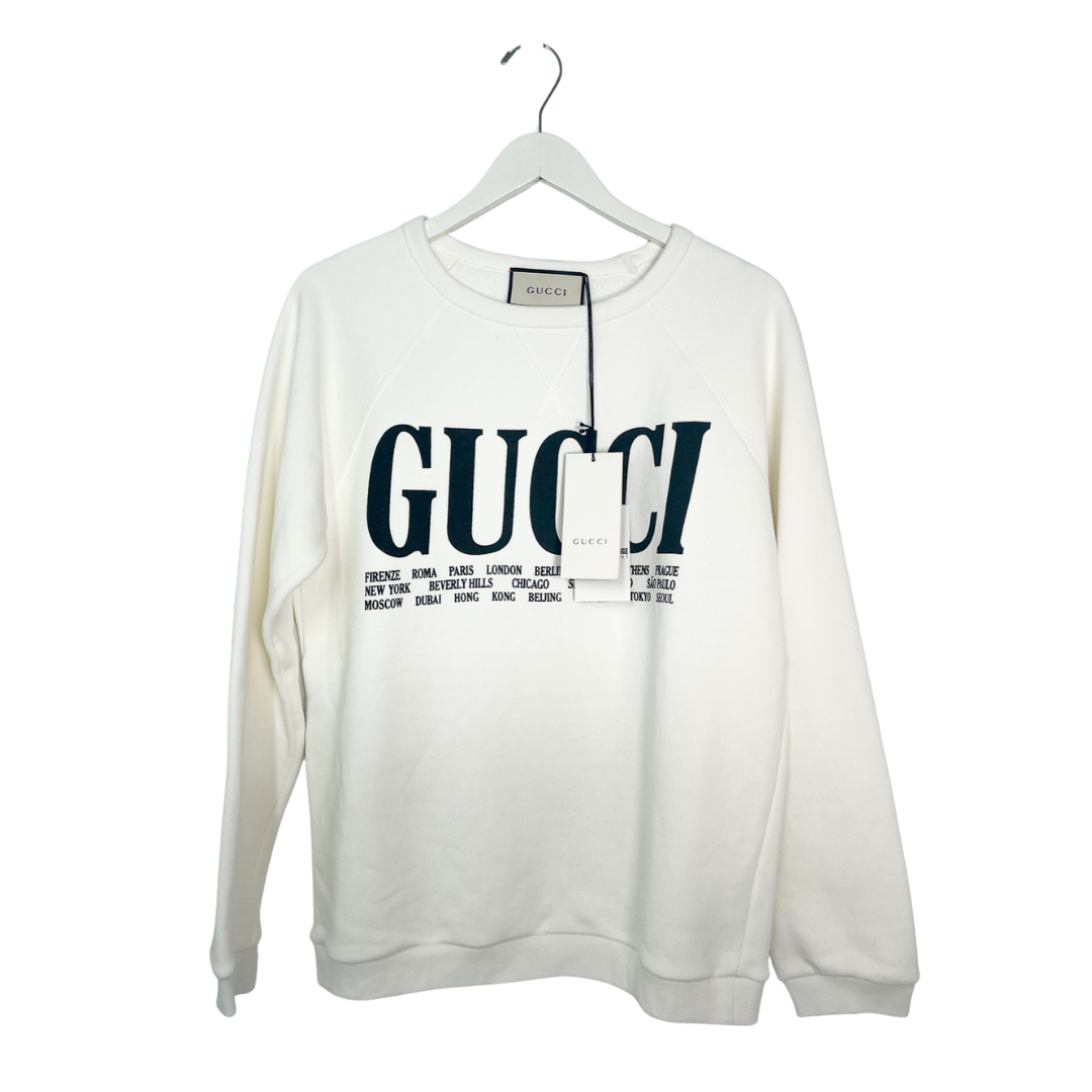 Gucci World Cities Print Sweatshirt