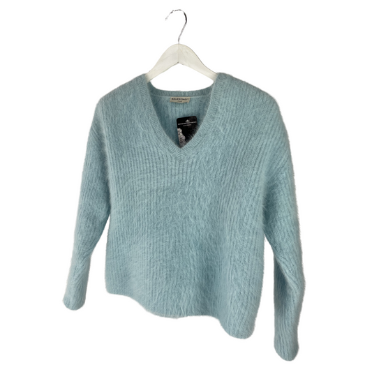 Balenciaga Rib Knit Angora Sweater (Size 36)