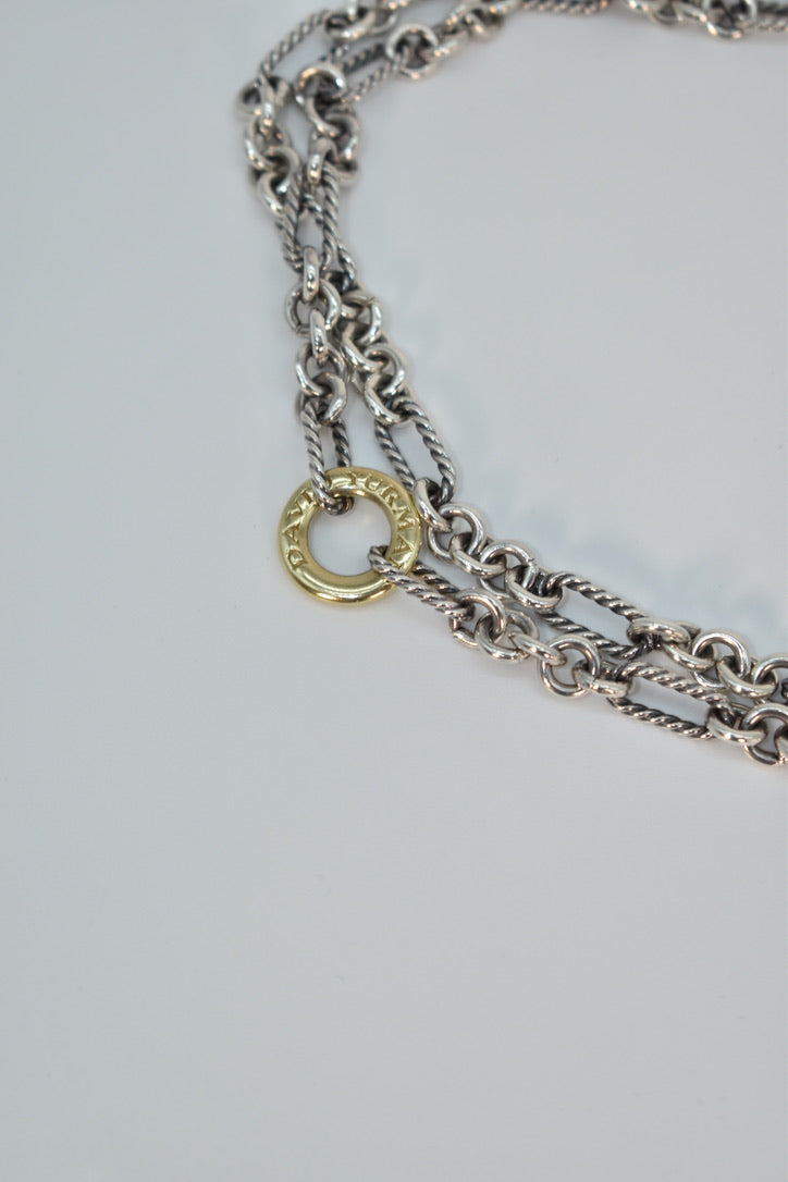 David Yurman Figaro Chain Necklace
