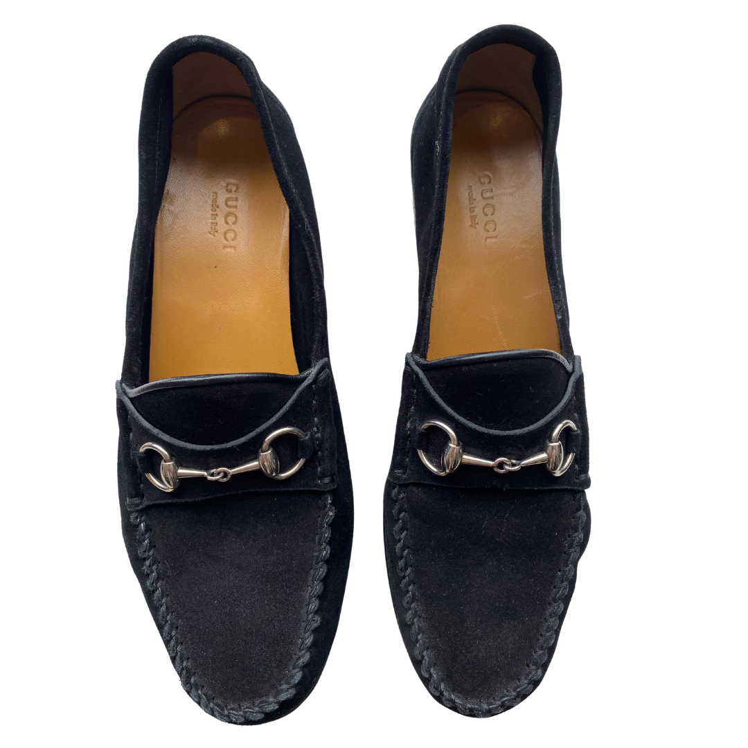 Gucci Suede Brixton Loafer