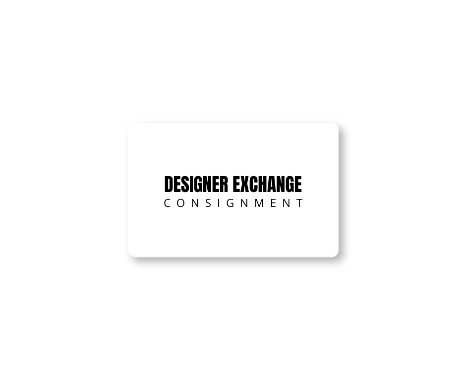 DESIGNER EXCHANGE CONSIGNMENT GIFT CARDS