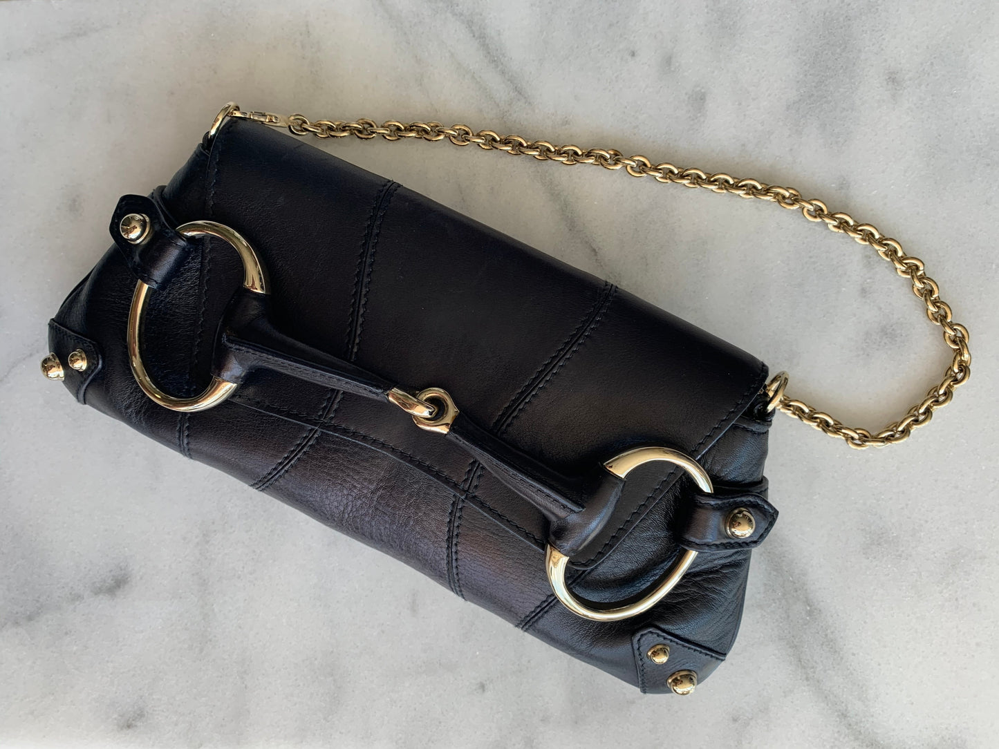 Gucci Horsebit Clutch Chain Bag