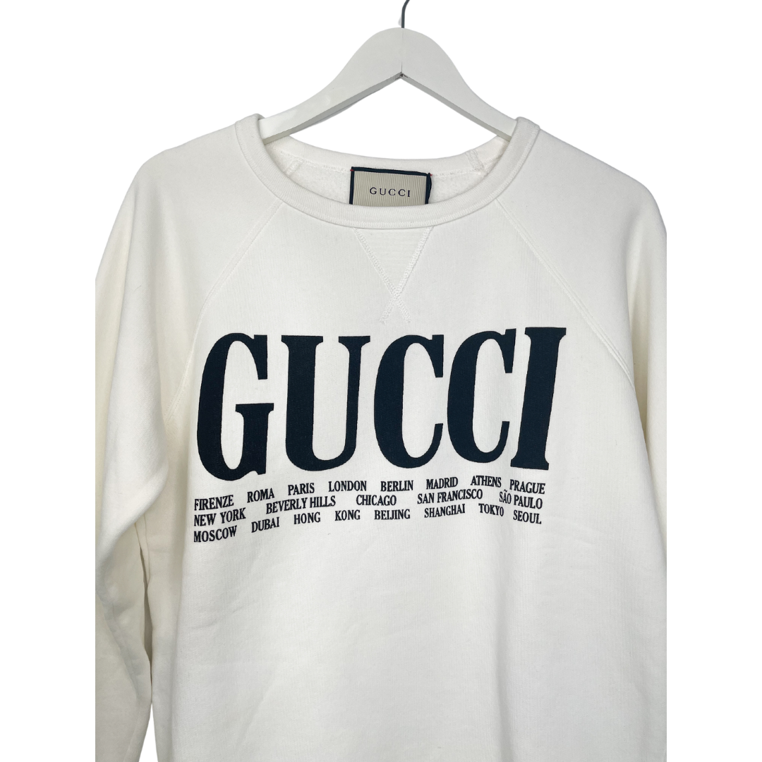 Gucci World Cities Print Sweatshirt