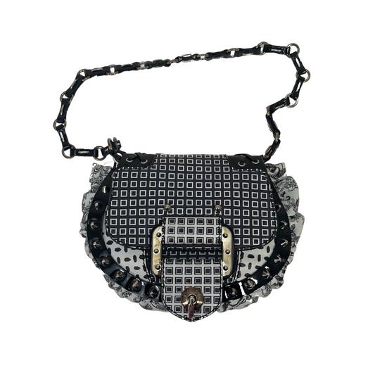 Versace Embellished Patterned Crossbody Bag